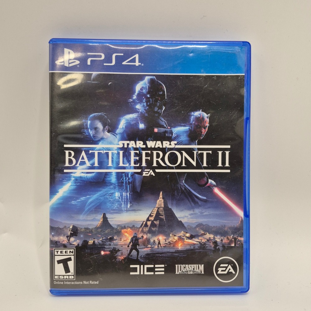 Star Wars Battlefront II PS4 PlayStation 4 EA DICE Lucasfilm Video Game Disc